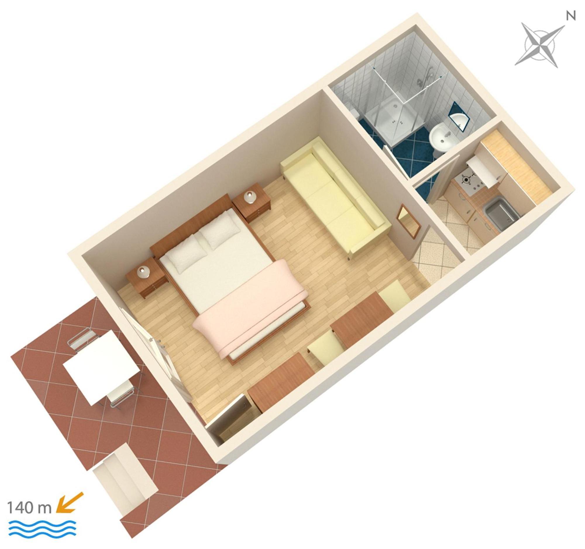 Apartments And Rooms By The Sea Brela, Makarska - 2752 Екстериор снимка