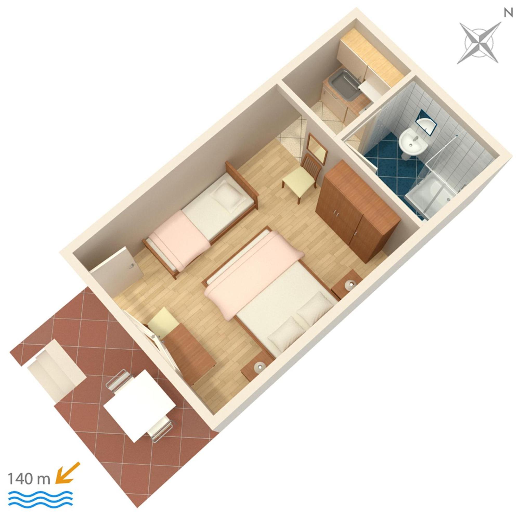 Apartments And Rooms By The Sea Brela, Makarska - 2752 Екстериор снимка
