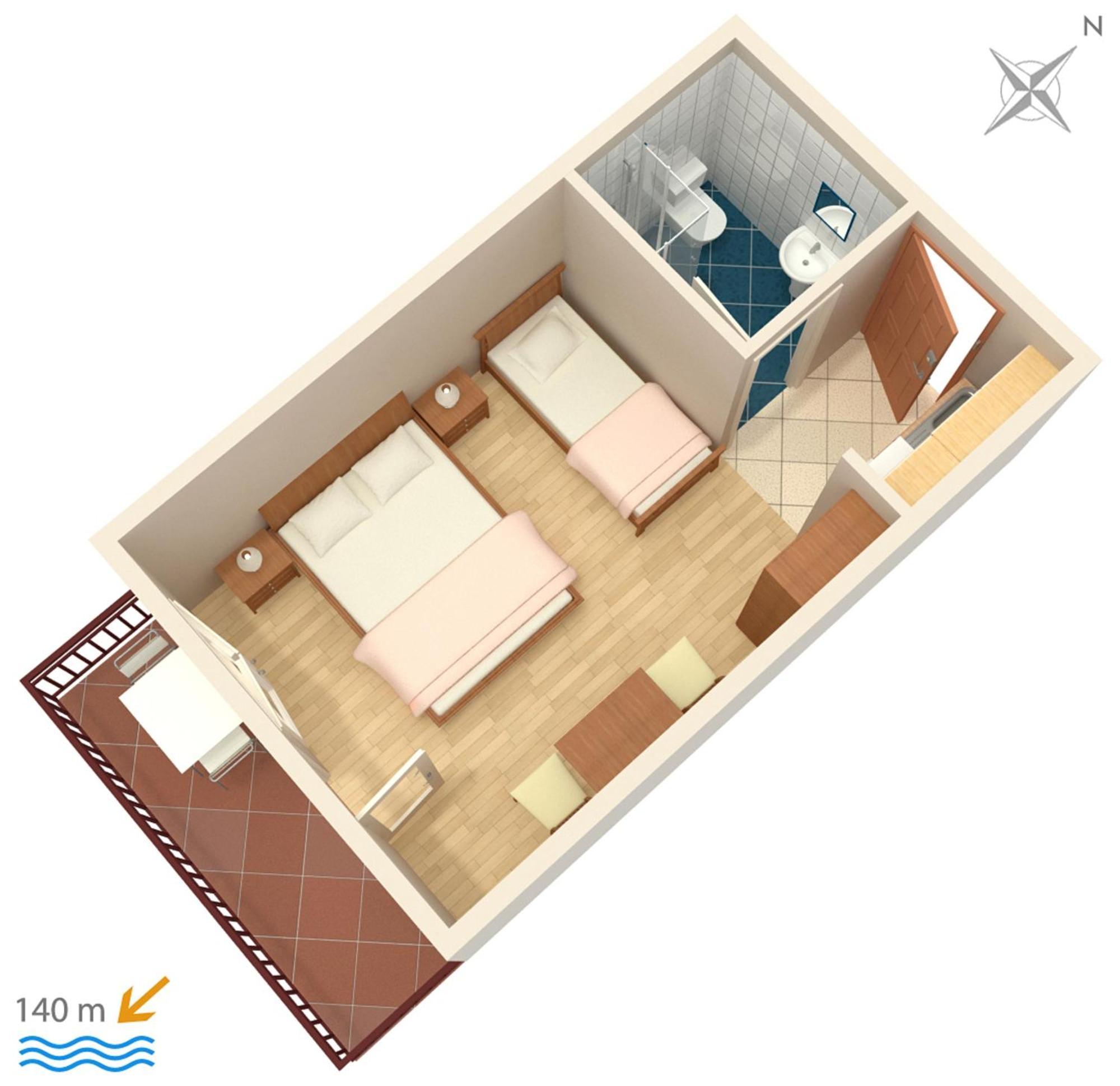 Apartments And Rooms By The Sea Brela, Makarska - 2752 Екстериор снимка